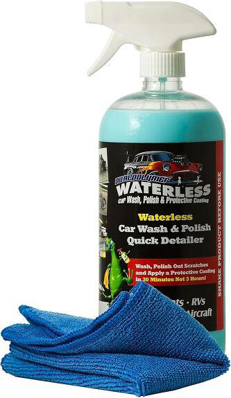 1. Editor's Pick: Meguiar's Ultimate Waterless Wash & Wax, 2. Best High End Wash: Chemical Guys Hyper Concentrated Waterless Car Wash & Wax, 3. Aero Cosmetics Wet or Waterless Car Wash Wax Kit, 4. Griot's Garage Spray-On Car Wash, 5. OPT Optimum No Rinse Wash & Wax, 6. Rain-X Waterless Car Wash and Rain Repellent, 7. DualPolymer Waterless Car Wash, 8. Mothers California Gold Waterless Wash & Wax