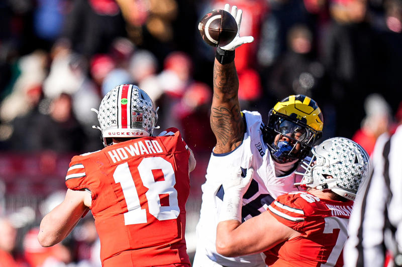 S Rod Moore (92 overall), DE Derrick Moore (91 overall), G Giovanni El-Hadi (91 overall), DT Rayshaun Benny (91 overall), What is Bryce Underwood's overall rating in EA Sports College Football 26?