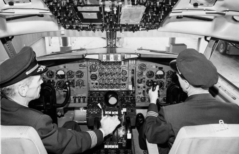 A flight through time, 1903: The Wright Flyer/Kitty Hawk, 1919: John Alcock and Arthur Brown’s non-stop Transatlantic flight, c.1924: Bessie Coleman, the first female African-American pilot, 1927: Charles Lindbergh’s first solo transatlantic flight, 1928: German Fokker passenger plane, 1929: The interior of a De Havilland Hercules, 1936: Pan American World Airways Flying Clipper Ship, 1936: Martin M-130 China Clipper, 1936: Eastern Air Lines stewards, 1938: A British Airways Lockheed 14 Electra, 1938: The Lindbergh Line’s Douglas DC-2 planes, 1939: The Heinkel He 178, 1941: On board a United Airlines Douglas DC-3, 1946: American Overseas Airlines flying horsebox, 1947: American Airlines DC-6 Oklahoma, 1949: Charles Yeager and the Bell X-1, 1949: De Havilland Comet, 1949: On board a Boeing 377 Stratocruiser, 1949: A British European Airways Vickers V 700 Viscount, 1957: The cockpit of a Pan Am 707 Jet Flagship, 1958: The cabin of a 707-120 jetliner, 1959: Inside a Qantas Boeing 707, 1960: Boeing-Vertol 107 passenger helicopter, 1967: Concorde hostesses, 1968: Boeing unveils the 747 superjet, 1968: Boeing 747, 1969: Concorde flight, 1970: Concorde interior, 1974: On board Air France’s first Airbus A300 B2