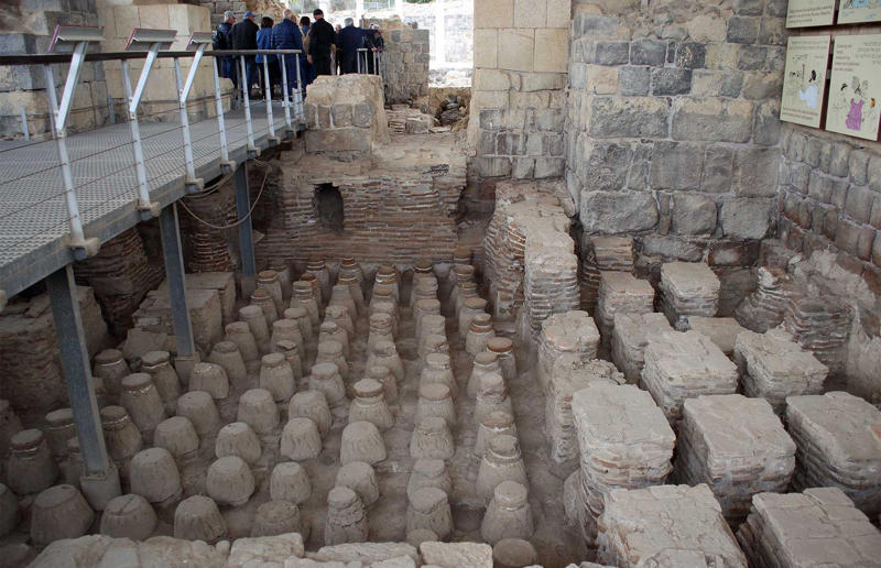 Underfloor heating: 350 BC These classic home items date back decades and more, Home security systems: 1966, Non-stick frying pans: 1961, Tupperware: 1942, Sputnik chandeliers: 1939, Trampolines: 1936, Slow cookers: 1936, Microwaves: 1933, Reclining sofas and chairs: 1929, Electric blenders: 1919, Coffee filters: 1908, SodaStream: 1903, Loudspeakers: 1876, Vacuum cleaners: 1860, Mason jars: 1858, Bread bins: 1800s, Upholstered headboards: 1600s, Conservatories: 1500s, Sunburst mirrors: 1400s, Standing desks: 1400 – 1500s, Apothecary chests: 1400s, Mechanical clocks: 1200 – 1600s, Four-poster beds: 1200s – 1500s, Velvet sofas: 750 AD, Curtains: 200 – 600 AD, Kilim rugs: 400 – 500 BC, Underfloor heating: 350 BC, Mosaic tiles: Mesopotamia era (3000 BC), Quilts: Ancient Egypt (3400 BC), Cushions: 7000 BC