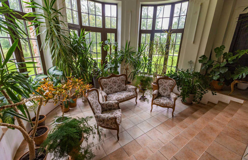 Conservatories: 1500s These classic home items date back decades and more, Home security systems: 1966, Non-stick frying pans: 1961, Tupperware: 1942, Sputnik chandeliers: 1939, Trampolines: 1936, Slow cookers: 1936, Microwaves: 1933, Reclining sofas and chairs: 1929, Electric blenders: 1919, Coffee filters: 1908, SodaStream: 1903, Loudspeakers: 1876, Vacuum cleaners: 1860, Mason jars: 1858, Bread bins: 1800s, Upholstered headboards: 1600s, Conservatories: 1500s, Sunburst mirrors: 1400s, Standing desks: 1400 – 1500s, Apothecary chests: 1400s, Mechanical clocks: 1200 – 1600s, Four-poster beds: 1200s – 1500s, Velvet sofas: 750 AD, Curtains: 200 – 600 AD, Kilim rugs: 400 – 500 BC, Underfloor heating: 350 BC, Mosaic tiles: Mesopotamia era (3000 BC), Quilts: Ancient Egypt (3400 BC), Cushions: 7000 BC