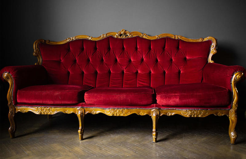 Velvet sofas: 750 AD These classic home items date back decades and more, Home security systems: 1966, Non-stick frying pans: 1961, Tupperware: 1942, Sputnik chandeliers: 1939, Trampolines: 1936, Slow cookers: 1936, Microwaves: 1933, Reclining sofas and chairs: 1929, Electric blenders: 1919, Coffee filters: 1908, SodaStream: 1903, Loudspeakers: 1876, Vacuum cleaners: 1860, Mason jars: 1858, Bread bins: 1800s, Upholstered headboards: 1600s, Conservatories: 1500s, Sunburst mirrors: 1400s, Standing desks: 1400 – 1500s, Apothecary chests: 1400s, Mechanical clocks: 1200 – 1600s, Four-poster beds: 1200s – 1500s, Velvet sofas: 750 AD, Curtains: 200 – 600 AD, Kilim rugs: 400 – 500 BC, Underfloor heating: 350 BC, Mosaic tiles: Mesopotamia era (3000 BC), Quilts: Ancient Egypt (3400 BC), Cushions: 7000 BC