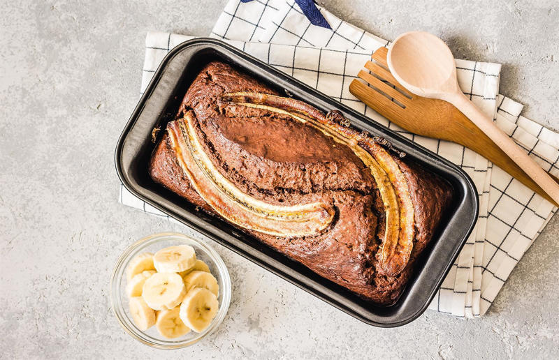 61. Use overripe bananas for the best banana bread 67. Give breadcrumbs extra flavour, 66. Improve a boxed cake mix, 65. Warm a knife for neat slicing, 64. Make French toast in the slow cooker, 63. Ripen bananas slowly with a banana hanger, 62. Make dressing with almost-empty jars, 61. Use overripe bananas for the best banana bread, 60. Use vegetable water in gravy, 59. Add nutritional yeast for a cheesy flavour, 58. Combine miso and butter for a flavour hit, 57. Make frozen coffee cubes, 56. Pair your pasta and sauce correctly, 55. Keep baked goods soft with a slice of bread, 54. Use ice cube trays to freeze leftover sauce, 53. Use an ice cream scoop for meatballs, 52. Add sugar to savoury dishes and salt to sweet, 51. Peel tomatoes like a pro, 50. Prep ahead for smoothies, 49. Apply baking soda to stained food storage containers, 48. Try the hedgehog mango trick, 47. Stop syrup sticking to your spoons, 46. Use carbonated drinks for lighter batter, 45. Be creative with ketchup, 44. Buy ovenproof storage containers, 43. Sweeten tomato sauce with a carrot, 42. Make and freeze breakfast burritos, 41. Bulk out sauces with lentils, 40. Mix it up with a mug omelette, 39. Blanch your vegetables, 38. Use orange juice in marinades, 37. Put pasta water to good use, 36. Add beetroot to brownies, 35. Use a cupcake tin for egg muffins, 34. Roast potatoes in mayonnaise, 33. Raise your mac 'n' cheese game with mustard, 32. Score meat skin, 31. Ditch the oven for mug cakes, 30. Freeze fresh ginger, 29. Massage kale, 28. Use bread to stop your sugar clumping, 27. Froth milk the easy way, 26. Say yes to soy sauce on popcorn, 25. Use the microwave to peel garlic, 24. Cook bacon in the microwave, 23. Stop soggy sandwiches, 22. Separate onions and potatoes, 21. Use the float test for eggs, 20. Transform cake fails, 19. Use bicarbonate of soda to tenderise meat, 18. Store herby butter in the freezer, 17. Reuse sauce bottles for pancakes, 16. Turn your peanut butter jar upside down, 15. Stop using boiling water for coffee, 14. Use a hand mixer for mashed potatoes, 13. Microwave pizza with water, 12. Grate butter for easy spreading, 11. Microwave lemons to get more juice, 10. Make hash browns in your waffle iron, 9. Use a wine bottle as a rolling pin, 8. Use mayonnaise for perfect toasties, 7. Revive old bread with water, 6. Use your microwave for baked potatoes, 5. Rescue burnt biscuits with a grater, 4. Salvage split Hollandaise, 3. Poach eggs in cling film, 2. Store herbs like flowers