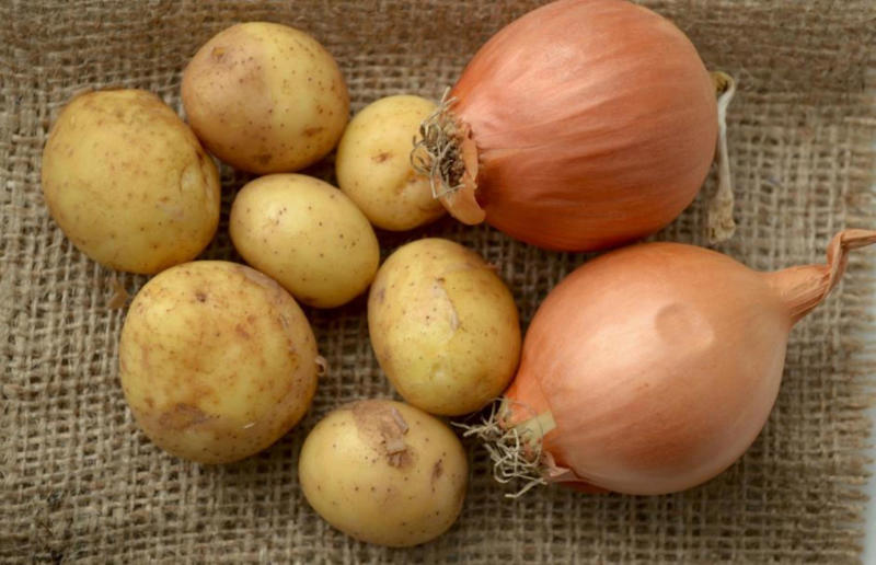 22. Separate onions and potatoes 67. Give breadcrumbs extra flavour, 66. Improve a boxed cake mix, 65. Warm a knife for neat slicing, 64. Make French toast in the slow cooker, 63. Ripen bananas slowly with a banana hanger, 62. Make dressing with almost-empty jars, 61. Use overripe bananas for the best banana bread, 60. Use vegetable water in gravy, 59. Add nutritional yeast for a cheesy flavour, 58. Combine miso and butter for a flavour hit, 57. Make frozen coffee cubes, 56. Pair your pasta and sauce correctly, 55. Keep baked goods soft with a slice of bread, 54. Use ice cube trays to freeze leftover sauce, 53. Use an ice cream scoop for meatballs, 52. Add sugar to savoury dishes and salt to sweet, 51. Peel tomatoes like a pro, 50. Prep ahead for smoothies, 49. Apply baking soda to stained food storage containers, 48. Try the hedgehog mango trick, 47. Stop syrup sticking to your spoons, 46. Use carbonated drinks for lighter batter, 45. Be creative with ketchup, 44. Buy ovenproof storage containers, 43. Sweeten tomato sauce with a carrot, 42. Make and freeze breakfast burritos, 41. Bulk out sauces with lentils, 40. Mix it up with a mug omelette, 39. Blanch your vegetables, 38. Use orange juice in marinades, 37. Put pasta water to good use, 36. Add beetroot to brownies, 35. Use a cupcake tin for egg muffins, 34. Roast potatoes in mayonnaise, 33. Raise your mac 'n' cheese game with mustard, 32. Score meat skin, 31. Ditch the oven for mug cakes, 30. Freeze fresh ginger, 29. Massage kale, 28. Use bread to stop your sugar clumping, 27. Froth milk the easy way, 26. Say yes to soy sauce on popcorn, 25. Use the microwave to peel garlic, 24. Cook bacon in the microwave, 23. Stop soggy sandwiches, 22. Separate onions and potatoes, 21. Use the float test for eggs, 20. Transform cake fails, 19. Use bicarbonate of soda to tenderise meat, 18. Store herby butter in the freezer, 17. Reuse sauce bottles for pancakes, 16. Turn your peanut butter jar upside down, 15. Stop using boiling water for coffee, 14. Use a hand mixer for mashed potatoes, 13. Microwave pizza with water, 12. Grate butter for easy spreading, 11. Microwave lemons to get more juice, 10. Make hash browns in your waffle iron, 9. Use a wine bottle as a rolling pin, 8. Use mayonnaise for perfect toasties, 7. Revive old bread with water, 6. Use your microwave for baked potatoes, 5. Rescue burnt biscuits with a grater, 4. Salvage split Hollandaise, 3. Poach eggs in cling film, 2. Store herbs like flowers