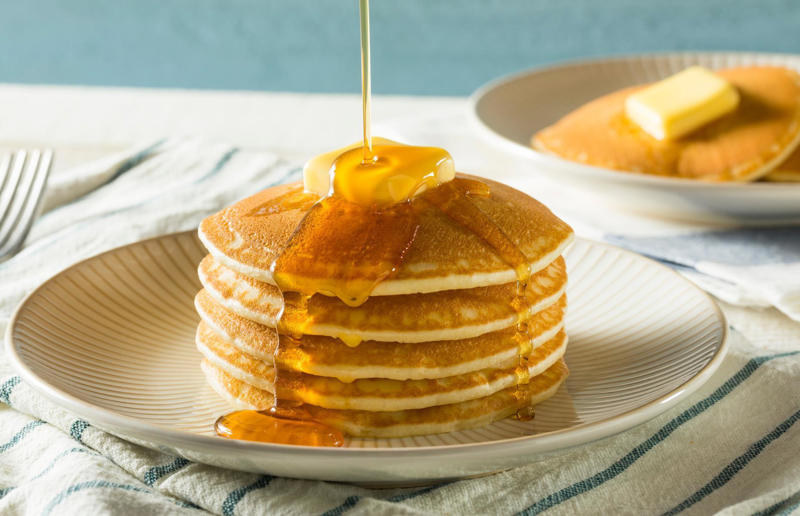 17. Reuse sauce bottles for pancakes 67. Give breadcrumbs extra flavour, 66. Improve a boxed cake mix, 65. Warm a knife for neat slicing, 64. Make French toast in the slow cooker, 63. Ripen bananas slowly with a banana hanger, 62. Make dressing with almost-empty jars, 61. Use overripe bananas for the best banana bread, 60. Use vegetable water in gravy, 59. Add nutritional yeast for a cheesy flavour, 58. Combine miso and butter for a flavour hit, 57. Make frozen coffee cubes, 56. Pair your pasta and sauce correctly, 55. Keep baked goods soft with a slice of bread, 54. Use ice cube trays to freeze leftover sauce, 53. Use an ice cream scoop for meatballs, 52. Add sugar to savoury dishes and salt to sweet, 51. Peel tomatoes like a pro, 50. Prep ahead for smoothies, 49. Apply baking soda to stained food storage containers, 48. Try the hedgehog mango trick, 47. Stop syrup sticking to your spoons, 46. Use carbonated drinks for lighter batter, 45. Be creative with ketchup, 44. Buy ovenproof storage containers, 43. Sweeten tomato sauce with a carrot, 42. Make and freeze breakfast burritos, 41. Bulk out sauces with lentils, 40. Mix it up with a mug omelette, 39. Blanch your vegetables, 38. Use orange juice in marinades, 37. Put pasta water to good use, 36. Add beetroot to brownies, 35. Use a cupcake tin for egg muffins, 34. Roast potatoes in mayonnaise, 33. Raise your mac 'n' cheese game with mustard, 32. Score meat skin, 31. Ditch the oven for mug cakes, 30. Freeze fresh ginger, 29. Massage kale, 28. Use bread to stop your sugar clumping, 27. Froth milk the easy way, 26. Say yes to soy sauce on popcorn, 25. Use the microwave to peel garlic, 24. Cook bacon in the microwave, 23. Stop soggy sandwiches, 22. Separate onions and potatoes, 21. Use the float test for eggs, 20. Transform cake fails, 19. Use bicarbonate of soda to tenderise meat, 18. Store herby butter in the freezer, 17. Reuse sauce bottles for pancakes, 16. Turn your peanut butter jar upside down, 15. Stop using boiling water for coffee, 14. Use a hand mixer for mashed potatoes, 13. Microwave pizza with water, 12. Grate butter for easy spreading, 11. Microwave lemons to get more juice, 10. Make hash browns in your waffle iron, 9. Use a wine bottle as a rolling pin, 8. Use mayonnaise for perfect toasties, 7. Revive old bread with water, 6. Use your microwave for baked potatoes, 5. Rescue burnt biscuits with a grater, 4. Salvage split Hollandaise, 3. Poach eggs in cling film, 2. Store herbs like flowers