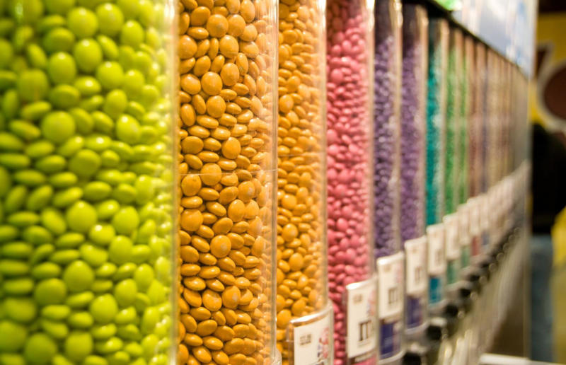 28. M&amp;M’s stands for Mars and Murrie, 27. M&amp;M’s used to contain Hershey chocolate, 26. The idea for M&amp;M’s came from Spain, 25. The first M&amp;M’s factory was in New Jersey, 24. M&amp;M's originally came in cardboard tubes, 23. The original colour selection included violet, 22. M&amp;M’s are stamped with an 'm' so you know they’re the real deal, 21. You’ll never find M&amp;M’s with imperfections, 20. Mars denies that it copied Hershey’s Reese’s Pieces, 19. The red ones disappeared for a decade, 18. M&amp;M’s paid £3.5 million ( million) to be the official snack food of the Olympics, 17. The M&amp;M’s characters were introduced in the 1990s to help sales, 16. M&amp;M’s used the Super Bowl to debut Ms. Brown, 15. There are more varieties than plain, peanut and peanut butter, 14. You can personalise M&amp;M’s, 13. The characters got a makeover, 12. Billions of M&amp;M’s are produced every day, 11. There are M&amp;M’s Worlds in seven major cities, 10. The M&amp;M's mascots retired (briefly) in 2023, 9. Van Halen banned brown M&amp;M's from their dressing room, 8. There are M&amp;M’s boxes with the presidential seal in the White House, 7. M&amp;M’s chocolate takes a long time to make, 6. At first, only the military could have them, 5. M&amp;M’s are the most common chocolate in space, 4. People thought the green ones were aphrodisiacs, 3. Mars once released Jalapeño M&amp;M's, 2. They were banned in Sweden