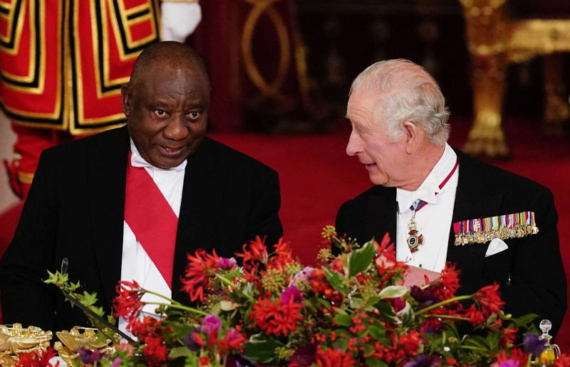 15. South Africa state banquet at Buckingham Palace, 2022 18. China state banquet at Buckingham Palace, 2015, 17. US state banquet at Buckingham Palace, 2019, 16. Wedding of Queen Victoria and Prince Albert, 1840, 15. South Africa state banquet at Buckingham Palace, 2022, 15. South Africa state banquet at Buckingham Palace, 14. Richard III's coronation banquet, 1483, 13. Queen Elizabeth II’s coronation banquet, 1953, 12. French state banquet at Windsor Castle, 2008, 11. George IV's Brighton Pavilion banquet, 1817, 10. George IV's coronation banquet, 1821, 9. US state banquet at Buckingham Palace, 2011, 8. Wedding of George VI and Lady Elizabeth Bowes-Lyon, 1923, 7. Henry VIII’s Field of the Cloth of Gold summit meeting, 1520, 6. Swedish state banquet at Buckingham Palace, 1954, 5. Edward VII’s coronation banquet, 1902, 4. Charles II's banquet for the Garter Knights, 1671, 3. Queen Victoria's Diamond Jubilee, 1897, 2. Henry VIII's coronation banquet, 1509, 1. George IV's Carlton House banquet, 1811, 1. George IV’s Carlton House banquet, 1811