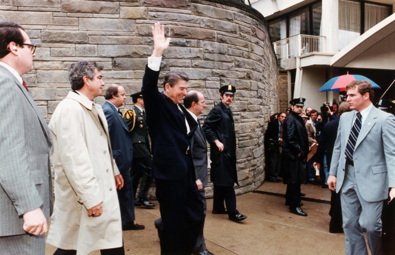 1981: President Reagan shot The decade that made America great again, 1980: The miracle on ice, 1980: Reagan promises to make America great again, 1980: John Lennon murdered, 1981: President Reagan shot, 1981: First space shuttle launched, 1981: MTV launched, 1982: America mourns 'The man in the water', 1982: Jane Fonda single-handedly creates the fitness industry, 1982: Vietnam Veteran Memorial dedication, 1983: The CD revolution begins, 1983: The US invades Grenada, 1983: Thriller aired, 1984: LA Olympics, 1984: A stellar year for music, 1985: New Coke fails the taste test, 1985: Rock Hudson dies of AIDS, 1985: The first version of Windows released, 1986: Space Shuttle Challenger disaster, 1986: Hands Across America unites the nation, 1986: Mike Tyson becomes the youngest ever champ, 1987: Golden Gate Bridge celebrates its 50th anniversary, 1987: Reagan implores Gorbachev to “Tear down this wall”, 1987: Greed is Good, 1988: Tragedy on the ice for US skater, 1988: Gangsta rap goes mainstream, 1988: Stealth bomber unveiled, 1989: Exxon Valdez oil spill, 1989: George W Bush declares war on crack