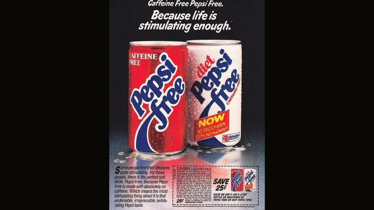 Pepsi Free Reggie! Bar, Hi-C Ecto Cooler, Koogle Flavored Peanut Butter, Smurf Berry Crunch Cereal, Pepsi Free, Raspberry Oatmeal Swirl Bars, Triple Power Push Pops, Nibblets Corn Cakes, Bar None Chocolate Bar, Screaming Yellow Zonkers, Oreo Big Stuf, Giggles Cookies, Carnation Breakfast Bars, Jell-O Pudding Pops