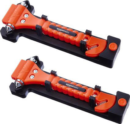 This car-repair tool kit, These jumper cables , This snow brush and ice scraper , This U.S. road atlas, This cell phone car mount , These LED road flares, This window-breaker/seatbelt cutter, This first aid kit, This super powerful flashlight , This tire gauge that works for cars, trucks and bikes , This car power inverter , This warm blanket to trap body heat , This small, foldable shovel, These car chargers that will charge your phone in 35 minutes , This battery-powered radio , Related...