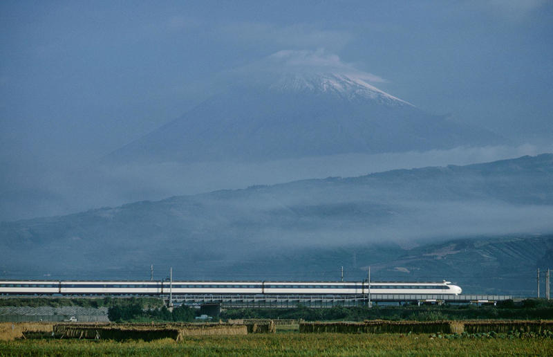 1960s: high-speed rail travel is unveiled in Japan Rail travel through the ages, 1860s: Royals embrace train travel, 1870s: An early railroad bridge in Arizona, 1880s: Luxurious interior of a railroad car, 1880s: First transcontinental train in Canada, 1890s: Dining car on the Chicago Great Western Limited, 1890s: Barber shop on board a train, 1900s: All about comfort, 1910s: Royals on tour, 1910s: Train travel for everyone, 1910s: Darjeeling Himalayan Railway loop, 1920s: First non-stop service of the Flying Scotsman, 1920s: Swedish State Railways Second Class, 1920s: New entertainment on board, 1930s: Films on trains, 1920s: Holiday rush, 1930s: Sleeping in comfort, 1930s: Battling baggage, 1930s: Summer holidays in the Austrian countryside, 1940s: Long-haul journeys in comfort, 1940s: New luxury trains, 1950s: Lounge on the Southern Pacific Sunset Limited, 1960s: A dream of Eurotunnel, 1960s: High-speed rail travel is unveiled in Japan, 1970s: Dome car of the Southwest Limited, 1970s: The inaugural journey of the Indian Pacific, 1970s: Final journey of the Orient Express, 1980s: Business on the go, 1990s: Passengers en route to the Royal Ascot, 1990s: The late Queen Elizabeth II and Prince Philip aboard Eurostar, 2000s: Amtrak employees in front of the new Acela Express train, 2000s: Aboard the American Orient Express, 2010s: High-speed train travel in China