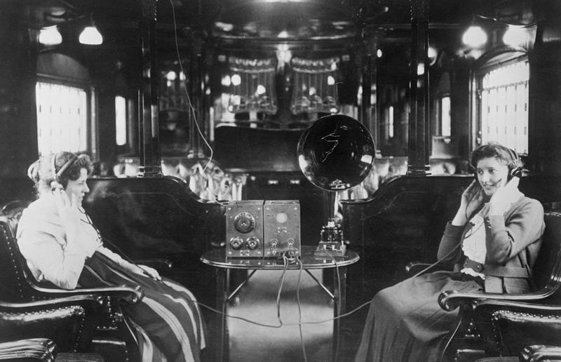 1920s: new entertainment on board Rail travel through the ages, 1860s: Royals embrace train travel, 1870s: An early railroad bridge in Arizona, 1880s: Luxurious interior of a railroad car, 1880s: First transcontinental train in Canada, 1890s: Dining car on the Chicago Great Western Limited, 1890s: Barber shop on board a train, 1900s: All about comfort, 1910s: Royals on tour, 1910s: Train travel for everyone, 1910s: Darjeeling Himalayan Railway loop, 1920s: First non-stop service of the Flying Scotsman, 1920s: Swedish State Railways Second Class, 1920s: New entertainment on board, 1930s: Films on trains, 1920s: Holiday rush, 1930s: Sleeping in comfort, 1930s: Battling baggage, 1930s: Summer holidays in the Austrian countryside, 1940s: Long-haul journeys in comfort, 1940s: New luxury trains, 1950s: Lounge on the Southern Pacific Sunset Limited, 1960s: A dream of Eurotunnel, 1960s: High-speed rail travel is unveiled in Japan, 1970s: Dome car of the Southwest Limited, 1970s: The inaugural journey of the Indian Pacific, 1970s: Final journey of the Orient Express, 1980s: Business on the go, 1990s: Passengers en route to the Royal Ascot, 1990s: The late Queen Elizabeth II and Prince Philip aboard Eurostar, 2000s: Amtrak employees in front of the new Acela Express train, 2000s: Aboard the American Orient Express, 2010s: High-speed train travel in China
