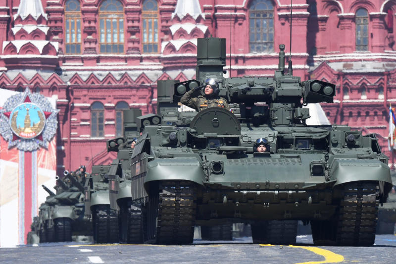 The last vehicle standing... Moscow could be prepared in a year, Meet Vice Admiral Peter Reesink, Watching Russian actions closely, Producing artillery at a high rate, Moving units to NATO’s borders, Russia is building up capacity, Worried about Russian intentions, Moscow must keep the pressure on, Record-high defense spending, 7.1% of Russian GDP went to defense, Another warning about Russia, Willing to use military force, A compelling reason for war, Trump is a worrying development, Europe needs to reaccess