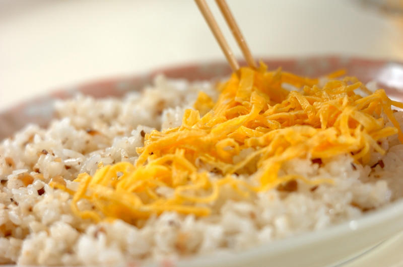 子どもにも人気！ 華やかちらし寿司, スコップちらし寿司, ケーキちらし寿司, 彩り3色ちらし寿司