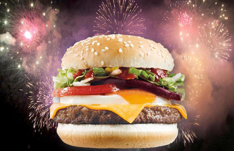 46. McKroket, Netherlands, 45. Curly Fries, Malaysia, 44. Chilli Double Cheeseburger, South Africa and UK, 43. Cadbury Cherry Ripe McFlurry, Australia, 42. Hawaiian McSpicy, Australia, 41. Poutine, Canada, 40. Kiwiburger, New Zealand, 39. Soup, Portugal, 38. Shaka Shaka Chicken, Japan, 37. Local Deluxe Breakfast Platter, Hawaii, 36. Bacon Roll, UK, 35. McPinto Deluxe, Costa Rica, 34. McPatongko, Thailand, 33. Matcha Red Bean Layer Cake, Hong Kong, 32. Pistachio McFlurry, Italy, 31. Dosa Masala Burger, India, 30. Cheddar McMelt, Brazil, 29. Egg BLT McMuffin, Canada, 28. McVegan, Finland and Sweden, 27. Nasi Lemak, Malaysia, 26. Pizza McPuff, India, 25. Bacon Potato Pie, Japan, 24. Mango McFlurry, Malaysia, 23. McPollo Italiano, Chile, 22. Bacon, Egg &amp; Cheese Biscuit, USA, 21. Maharaja Mac, India, 20. Chicken McArabia, Saudi Arabia, 19. Panzerotti, Italy, 18. Egg &amp; Jalapeño Cheddar McMuffin, Canada, 17. Sweet Potato Fries, Norway, 16. Kaprao Crispy Chicken, Thailand, 15. Cheesy Eggdesal, Philippines, 14. Sausage N' Egg Twisty Pasta, Hong Kong, 13. Grand Tasty Turbo Double Bacon Burger, Argentina, 12. Taro Pie, China, 11. Chicken McDo with McSpaghetti, Philippines, 10. McPorridge, Thailand and Malaysia, 9. Samurai Pork Burger, Thailand, 8. McPlant Nuggets, Germany, 7. Big Brekkie Burger, Australia, 6. Big Rösti Burger, Germany, 5. McSpicy Paneer, India, 4. Teriyaki McBurger, Japan, 3. Corn Pie, Thailand, 2. Chicken Big Mac, various locations