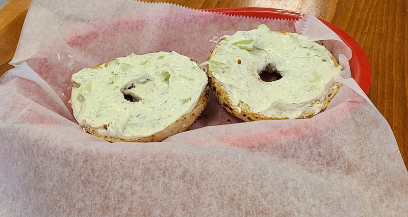 With the perfect bagel: You can't always get what you want, Bagel Bistro, Tequesta, Bagel Boyz, Jupiter, Brooklyn Water Bagels, multiple locations in Palm Beach County, Starz Bakery, Bagels with Deli, H&H Bagels
