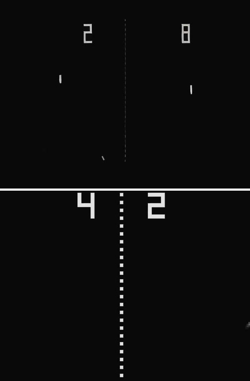 #12 Pong #1 Super Mario Bros. 3, #3 The Legend Of Zelda: A Link To The Past, #5 Donkey Kong, #7 Super Mario Kart, #9 Outrun, #11 Pong, #13 Sensible Soccer, #15 Manic Miner, #17 Lemmings, #19 Chuckie Egg, #21 Crash Bandicoot, #23 The Secret Of Monkey Island, #25 Asteroids, #27 Donkey Kong Country, #29 Myst, #31 Spyro, #33 Monkey Island 2: Lechuck's Revenge, #35 Tron, #37 Warcraft: Orcs & Humans