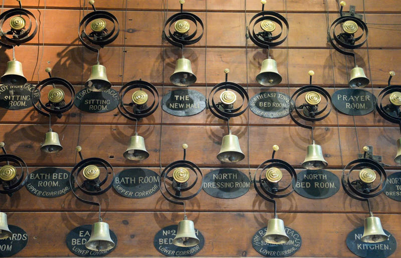 Who played these bells? Nostalgic items that have fallen out of fashion, Is this a retro game?, Could this be a medieval stretching device?, Who played these bells?, What do you call these portable chimneys?, A wonky display shelf? What do these do?, What would you use this winding gadget for?, Is this gizmo used by hypnotists?, Are these wooden bagpipes, perhaps?, Was this utilised for discipline reinforcement?, Is this a futuristic alarm clock?, Did someone really bathe in here?, What did this machine stretch?, Could this be an ancient battle shield?, Where would you find these miniature railings?, What do you call this ornate proding device?, What does this key do?, What is this kitchen contraption?, An astronaut's helmet, maybe?, Was this a pocket weapon?, Who wore this finger adornment?, Could this be a historic metal tankard?, Where was this used in the home?, Who owned these fancy tweezers?, Is this a regular musical instrument?