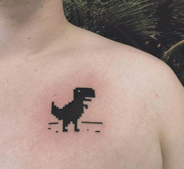 #10 Ok Google #1 Very Colorful Dinosaur, #2 White Stegosaurus Fossil, #4 A Blind Cat Walking His Guiding Velociraptor, #6 Dinosaur Bubble Bath, #7 Dinosaur Sleeve, #8 Gorgeous Work, #9 My Favorite, #10 Ok Google, #11 Furry Little Dinosaur, #12 Super Cute Dino, #13 Siblings' Tattoos, #14 Does Everyone Like Geometric Art? T-Rex Skull, #16 Tattoo Museum, #18 Jungle Dinosaur, #19 Origami T-Rex, #20 My Cartoon Dinosaurs' Tattoo, #21 Dino With Underwater Scene, #22 I Bet This Tea Comes With A Very Special Flavor, #23 Hand-Poked Dinosaur, #24 Yehaaaw, #25 Punk Raptor, #26 Dinos Love Donuts, #27 First Tattoo, #28 Basquiat Dino, #29 We All Live In A Submarine, #30 Raptor. Really Amazing Work, #31 T-Rex Skeleton, #32 Aliens vs. Dinosaurs, #33 T-Rex, #35 Dinosaur Tattoo For Gamers, #37 Uncle Brachiosaurus With His Nephew, #38 Velociraptor, #39 This T-Rex Done By Me, #40 This Guy Is My Neighbor, #41 Dinosaur Sleeve, #42 Walking A T-Rex, #43 Color Realism Velociraptor. Work In Progress, #44 Dinosaur And A Warrior, #46 Just A Man And His Dino