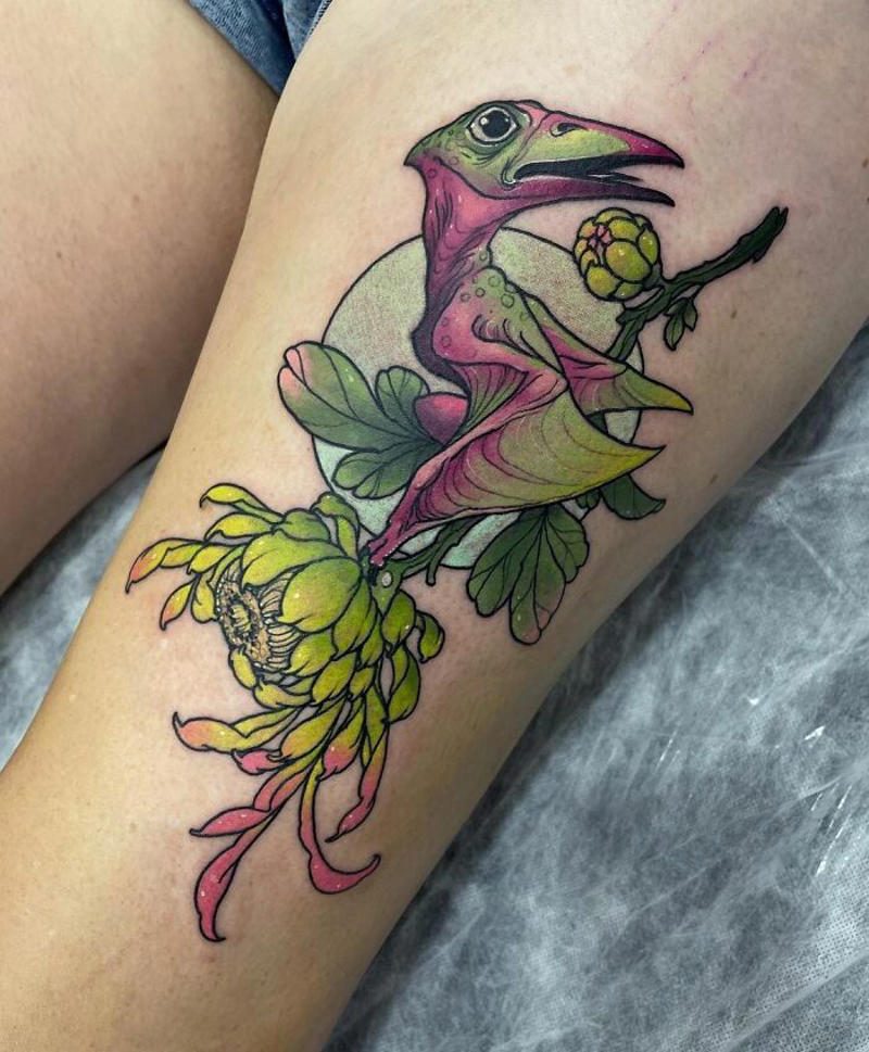 #36 I Had A Lot Of Fun Working On This One. Green Flowers All The Way #1 Very Colorful Dinosaur, #2 White Stegosaurus Fossil, #4 A Blind Cat Walking His Guiding Velociraptor, #6 Dinosaur Bubble Bath, #7 Dinosaur Sleeve, #8 Gorgeous Work, #9 My Favorite, #10 Ok Google, #11 Furry Little Dinosaur, #12 Super Cute Dino, #13 Siblings' Tattoos, #14 Does Everyone Like Geometric Art? T-Rex Skull, #16 Tattoo Museum, #18 Jungle Dinosaur, #19 Origami T-Rex, #20 My Cartoon Dinosaurs' Tattoo, #21 Dino With Underwater Scene, #22 I Bet This Tea Comes With A Very Special Flavor, #23 Hand-Poked Dinosaur, #24 Yehaaaw, #25 Punk Raptor, #26 Dinos Love Donuts, #27 First Tattoo, #28 Basquiat Dino, #29 We All Live In A Submarine, #30 Raptor. Really Amazing Work, #31 T-Rex Skeleton, #32 Aliens vs. Dinosaurs, #33 T-Rex, #35 Dinosaur Tattoo For Gamers, #37 Uncle Brachiosaurus With His Nephew, #38 Velociraptor, #39 This T-Rex Done By Me, #40 This Guy Is My Neighbor, #41 Dinosaur Sleeve, #42 Walking A T-Rex, #43 Color Realism Velociraptor. Work In Progress, #44 Dinosaur And A Warrior, #46 Just A Man And His Dino