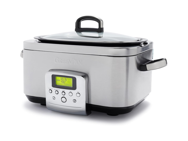 How I tested, Why you can trust IndyBest reviews, The best slow cookers for 2025 are:, Crock-Pot CSC112 sizzle &amp; stew digital slow cooker, Salter cosmos slow cooker, Russell Hobbs good to go multicooker, Lakeland 3.5l digital slow cooker, GreenPan slow cooker, Tefal multicook actifry, Morphy Richards sear &amp; stew slow cooker, Cuisinart cook in multicooker, Your questions about slow cookers answered, What is the best slow cooker? , Are slow cookers cheap to run?, What are the benefits of slow cooking?, What are the key features to look for in a slow cooker?, Top tips for using a slow cooker, How long should you leave things in a slow cooker for?