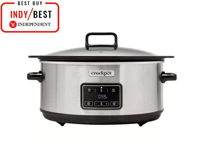 How I tested, Why you can trust IndyBest reviews, The best slow cookers for 2025 are:, Crock-Pot CSC112 sizzle &amp; stew digital slow cooker, Salter cosmos slow cooker, Russell Hobbs good to go multicooker, Lakeland 3.5l digital slow cooker, GreenPan slow cooker, Tefal multicook actifry, Morphy Richards sear &amp; stew slow cooker, Cuisinart cook in multicooker, Your questions about slow cookers answered, What is the best slow cooker? , Are slow cookers cheap to run?, What are the benefits of slow cooking?, What are the key features to look for in a slow cooker?, Top tips for using a slow cooker, How long should you leave things in a slow cooker for?