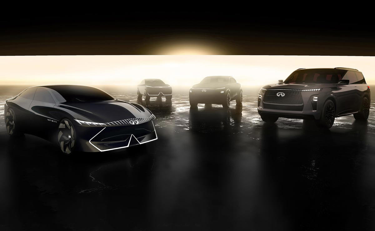 infiniti-future-products-preview.jpg Infiniti QXe (Expected: 2028), Mercedes-AMG EV SUV (Expected: 2026), Mitsubishi Subcompact EV SUV (Expected: Summer 2026), Nissan Xterra EV (Expected: 2028), Polestar 7 (Expected: 2027), Toyota bZ Woodland (Expected: Early 2026)