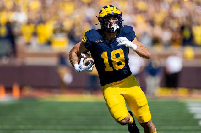 9. Colston Loveland, TE - Michigan 32. Tommy Tremble - Carolina Panthers, 31. Theo Johnson - New York Giants, 30. Brenton Strange - Jacksonville Jaguars, 29. Will Dissly - Los Angeles Chargers, 28. Chig Okonkwo - Tennessee Titans, 27. Mason Taylor - New York Jets, 26. Noah Fant - Seattle Seahawks, 25. Juwan Johnson - New Orleans Saints, 24. Hunter Henry - New England Patriots, 23. Dalton Schultz - Houston Texans, 22. Colston Loveland - Chicago Bears, 21. Cade Otton - Tampa Bay Buccaneers, 20. Tyler Higbee - Los Angeles Rams, 19. Dalton Kincaid - Buffalo Bills, 18. Tucker Kraft - Green Bay Packers, 17. Tyler Warren - Indianapolis Colts, 16. Kyle Pitts - Atlanta Falcons, 15. Jake Ferguson - Dallas Cowboys, 14. Mike Gesicki - Cincinnati Bengals, 13. Zach Ertz - Washington Commanders, 12. Pat Freiermuth - Pittsburgh Steelers, 11. Mark Andrews - Baltimore Ravens, 10. Evan Engram - Denver Broncos, 9. Dallas Goedert - Philadelphia Eagles, 8. Jonnu Smith - Miami Dolphins, 7. David Njoku - Cleveland Browns, 6. T.J. Hockenson - Minnesota Vikings, 5. Travis Kelce - Kansas City Chiefs, 4. Sam LaPorta - Detroit Lions, 3. Trey McBride - Arizona Cardinals, 2. Brock Bowers - Las Vegas Raiders, 1. George Kittle - San Francisco 49ers