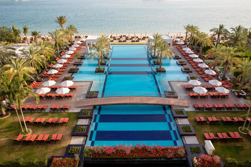 1. Jumeirah Zabeel Saray, 2. Jumeirah Burj Al Arab, 3. The Lana – Dorchester Collection, 4. Meliá Desert Palm – Meliá Collection, 5. Address Downtown, 6. Atlantis The Royal, 7. Armani Hotel Dubai Burj Khalifa, 8. One&Only One Za’abeel, 9. Raffles The Palm Dubai, 10. Jumeirah Mina Al Salam