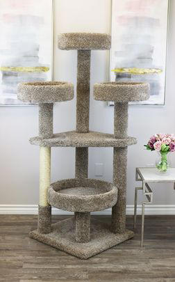 A plush multi-level cat tree from Wayfair recommended by Merlin, A version replete with scratching posts, which I own, A climbing tree filled with multi-level beds and perches, A cozy, extra-tall model with sweet details, An especially tall tree made for enthusiastic scratchers with 15,000 5-star ratings, A model with an especially cozy hammock and a staircase-inspired layout, A tree made for large cats that's perfect for corner spaces, A super-spacious tree with 18,000 5-star ratings, Or a heavy-duty model with multiple beds and easily-accessible tiers, Related...