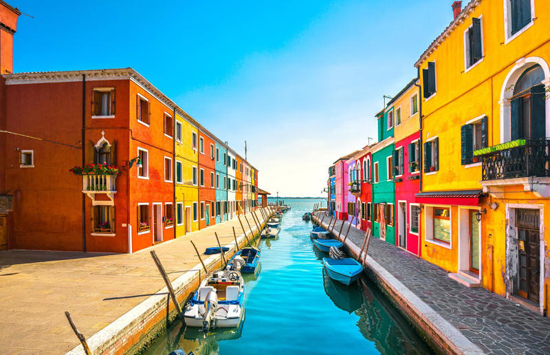 Via Giudecca, Burano, Italy 33. 25th Street, Ogden, Utah, USA, 32. Abbey Road, London, England, UK, 31. Heerstraße, Bonn, Germany, 30. Christmas Steps, Bristol, England, UK, 29. Rue du Petit-Champlain, Québec City, Canada, 28. Beale Street, Memphis, Tennessee, USA, 27. Steiner Street, San Francisco, California, USA, 26. Times Square, New York City, New York, USA, 25. Calle Ciegos, Jerez, Spain, 24. Streets of Chefchaouen, Morocco, 23. Avenue des Champs-Élysées, Paris, France, 22. Fiskargränd, Visby, Sweden, 21. Nathan Road, Hong Kong, 20. Nyhavn, Copenhagen, Denmark, 19. Via Dolorosa, Jerusalem, 18. The Royal Mile, Edinburgh, Scotland, UK, 17. Via Giudecca, Burano, Italy, 16. La Rambla, Barcelona, Spain, 15. Herbert Baker Street, Groenkloof, South Africa, 14. Caminito, Buenos Aires, Argentina, 13. Umbrella Sky Project (R. Luís de Camões), Águeda, Portugal, 12. Lombard Street, San Francisco, California, USA, 11. Calleja de las Flores, Córdoba, Spain, 10. Acorn Street, Boston, Massachusetts, USA, 9. Bourbon Street, New Orleans, Louisiana, USA, 8. Streets of Paraty, Brazil, 7. Jinli, Chengdu, China, 6. The Shambles, York, England, UK, 5. Philosopher's Path, Kyoto, Japan, 4. Streets of Alberobello, Italy, 3. Quai de la Poissonnerie, Colmar, France, 2. Via dei Fori Imperiali, Rome, Italy