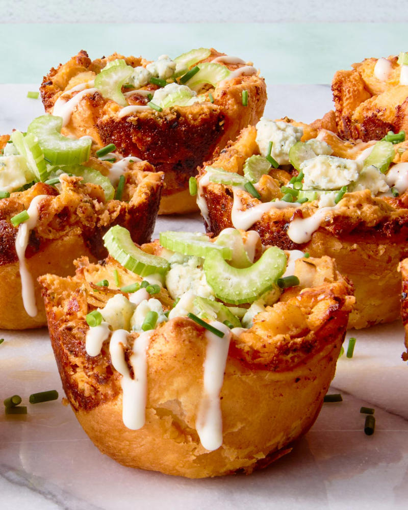 Jalapeño Popper Dip, French Onion Smashed Potatoes, Fried Buffalo Artichoke Hearts, Buffalo Blitz Bites, Hawaiian Roll Sliders, Football Field Dip, Potato Skin Bites, Classic Chili, Blooming Quesadilla Ring, Taco Dip, Ranch Wings, Sloppy Joe Cups, Crockpot Buffalo Chicken Dip, Pimento Cheese-Stuffed Mini Peppers, Tailgate Tots, Spinach Dip Rolls, French Dip Stuffed Biscuits, Nashville Hot Chicken Fries, Pigs In A Blanket, Lemon-Pepper Wings