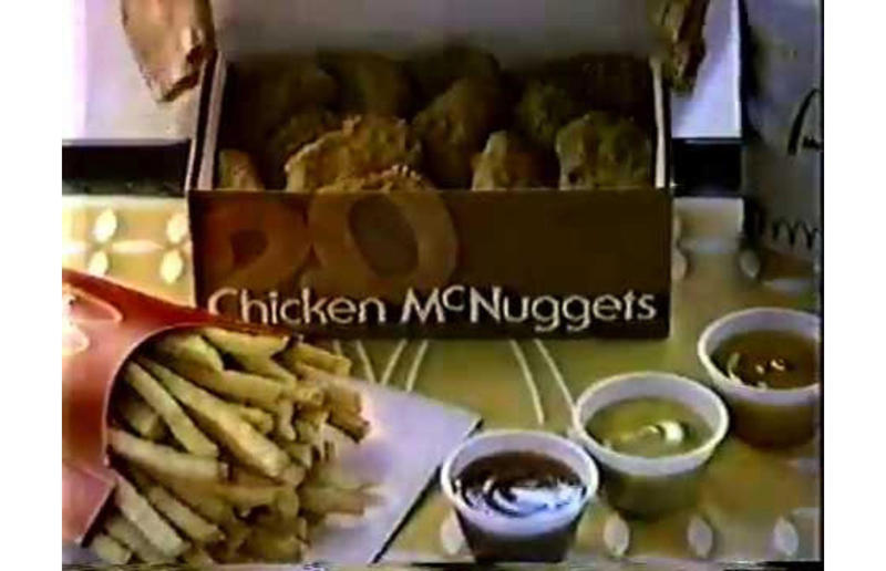 The Chicken McNuggets phenomenon In pictures: McDonald's in the 1980s, Old-school signage, Differing styles, A move towards simpler signs, A slice of history, Golden exterior, The same, but different, Striking appearances, The rise of the drive-thru, A change in (exterior) pace, City branches, Outdoor space aplenty, Endless fun for kids, A place to hang out, Busy preparation areas, Recycling systems, Menu highlights, Item checklist, The Chicken McNuggets phenomenon, Coupon craze, McDonald’s in Tokyo, Japan, Menus in Tokyo, Japan, Global openings, Colourful uniforms, Service with a smile, Mascots were everywhere, A push for evening meals, Royal window displays, Esteemed guests, Presidential visits