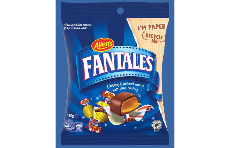 14. Fantales 31. Choo Choo Bar, 30. Fizzoes, 29. Push Pop, 28. Jubes, 27. Spearmint Leaves, 26. Warheads Extreme Sour, 25. JOLS, 24. Black Cats, 23. Wine Gums, 22. Minties, 21. Sherbies, 20. Cheekies, 19. Yowie, 18. Zappo, 17. Pascall Marshmallows, 16. Zombie Chews, 15. Big Red Frogs, 14. Fantales, 13. Sour Brite Crawlers, 12. Jaffas, 11. Wizz Fizz Sherbet Sachets, 10. Life Savers Fizz Stix, 9. Pineapples, 8. Red Ripperz, 7. Clinkers, 6. Sherbet bombs, 5. Freckles, 4. Strawberry Clouds, 3. Snakes Alive, 2. Musk Sticks