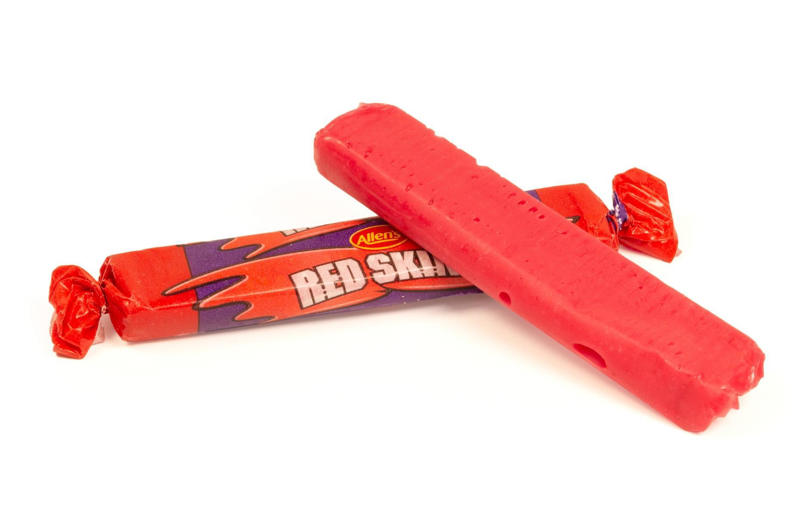 8. Red Ripperz 31. Choo Choo Bar, 30. Fizzoes, 29. Push Pop, 28. Jubes, 27. Spearmint Leaves, 26. Warheads Extreme Sour, 25. JOLS, 24. Black Cats, 23. Wine Gums, 22. Minties, 21. Sherbies, 20. Cheekies, 19. Yowie, 18. Zappo, 17. Pascall Marshmallows, 16. Zombie Chews, 15. Big Red Frogs, 14. Fantales, 13. Sour Brite Crawlers, 12. Jaffas, 11. Wizz Fizz Sherbet Sachets, 10. Life Savers Fizz Stix, 9. Pineapples, 8. Red Ripperz, 7. Clinkers, 6. Sherbet bombs, 5. Freckles, 4. Strawberry Clouds, 3. Snakes Alive, 2. Musk Sticks