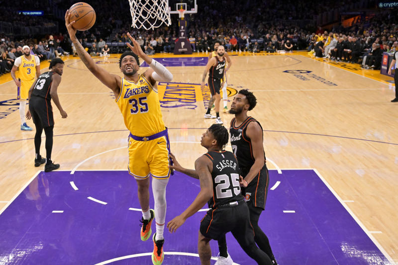 1. James Harden / PG / LA Clippers / Player Option, 2. LeBron James / SF / LA Lakers / Player Option, 3. Julius Randle / PF / Minnesota / Player Option, 4. Myles Turner / C / Indiana, 5. Josh Giddey / PG / Chicago / Restricted, 6. Jonathan Kuminga / SF / Golden State / Restricted, 7. Malik Beasley / SG / Detroit, 8. Santiago Aldama / PF / Memphis / Restricted, 9. Cam Thomas / SG / Brooklyn / Restricted, 10. Kelly Oubre / SF / Philadelphia / Player Option, 11. Brook Lopez / C / Milwaukee, 12. Ty Jerome / SG / Cleveland, 13. Bobby Portis / PF / Milwaukee / Player Option, 14. Nickeil Alexander-Walker / SG / Minnesota, 15. Caris LeVert / SG / Atlanta, 16. Clint Capela / C / Atlanta, 17. Moritz Wagner / C / Orlando / Team Option, 18. Quentin Grimes / SG / Philadelphia / Restricted, 19. Dorian Finney-Smith / PF / LA Lakers / Player Option, 20. Gary Trent Jr / SG / Milwaukee, 21. Al Horford / C / Boston, 22. Tyus Jones / PG / Phoenix, 23. D'Angelo Russell / PG / Brooklyn, 24. Russell Westbrook / PG / Denver, 25. Chris Paul / PG / San Antonio, 26. Luke Kennard / SG / Memphis, 27. Dennis Schroeder / PG / Detroit, 28. Keon Ellis / SG / Sacramento / Team Option, 29. Guerschon Yabusele / PF / Philadelphia, 30. Tim Hardaway Jr. / SG / Detroit, 31. Spencer Dinwiddie / PG / Dallas, 32. Luke Kornet / C / Boston, 33. Amir Coffey / SG / LA Clippers, 34. Bruce Brown / SG / New Orleans, 35. Precious Achiuwa / C / New York, 36. Tre Jones / PG / Chicago, 37. Chris Boucher / PF / Toronto, 38. Jake LaRavia / PF / Sacramento, 39. Larry Nance Jr. / PF / Atlanta, 40. Taurean Prince / PF / Milwaukee, 41. Tre Mann / PG / Charlotte / Restricted, 42. Kevon Looney / C / Golden State, 43. Mason Plumlee / C / Phoenix, 44. Gary Payton II / SG / Golden State, 45. Malcolm Brogdon / PG / Washington, 46. Jaxson Hayes / C / LA Lakers, 47. Jaylin Williams / PF / Oklahoma City / Team Option, 48. Kevin Porter / SG / Milwaukee, 49. Ben Simmons / PG / Brooklyn, 50. Gui Santos / PF / Golden State, 51. Vasilije Micic / PG / Phoenix / Team Option, 52. Cameron Payne / PG / New York, 53. Paul Reed / C / Detroit, 54. Dalano Banton / PG / Portland, 55. Nicolas Batum / PF / LA Clippers, 56. Trey Lyles / PF / Sacramento, 57. Thomas Bryant / C / Indiana, 58. Garrison Mathews / SG / Atlanta, 59. Gary Harris / SG / Orlando, 60. Bojan Bogdanovic / SF / Brooklyn, 61. Monte Morris / PG / Phoenix, 62. Jae'Sean Tate / SF / Houston, 63. Kyle Lowry / PG / Philadelphia, 64. Talen Horton-Tucker / SF / Chicago, 65. Trendon Watford / PF / Brooklyn, 66. Eric Gordon / SG / Philadelphia / Player Option, 67. Day'Ron Sharpe / C / Brooklyn / Restricted, 68. Ziaire Williams / SF / Brooklyn / Restricted, 69. BJ Boston / SG / New Orleans, 70. Javonte Green / SF / New Orleans, 71. Delon Wright / PG / New York, 72. Daniel Theis / C, 73. Sandro Mamukelashvili / C / San Antonio, 74. Jabari Walker / SF / Portland, 75. Lindy Waters III / SG / Detroit, 76. Jericho Sims / C / Milwaukee, 77. Markelle Fultz / PG / Sacramento, 78. Jordan Goodwin / PG / LA Lakers / Team Option, 79. Ajay Mitchell / SG / Oklahoma City, 80. Alec Burks / SG / Miami, 81. De'Anthony Melton / SG / Brooklyn, 82. Dante Exum / PG / Dallas, 83. Marvin Bagley / C / Memphis, 84. Cam Reddish / SF / Charlotte, 85. Bones Hyland / PG / LA Clippers / Restricted, 86. Luka Garza / C / Minnesota / Team Option, 87. Cory Joseph / PG / Orlando, 88. Aaron Holiday / PG / Houston / Team Option, 89. Seth Curry / SG / Charlotte, 90. Isaiah Jackson / C / Indiana / Restricted, 91. DeAndre Jordan / C / Denver, 92. Markieff Morris / PF / LA Lakers, 93. Christian Koloko / C / LA Lakers, 94. Jordan McLaughlin / PG / San Antonio, 95. Trevelin Queen / SG / Orlando, 96. Mo Bamba / C, 97. Jeff Green / PF / Houston, 98. Josh Minott / SF / Minnesota / Team Option, 99. Josh Richardson / SG