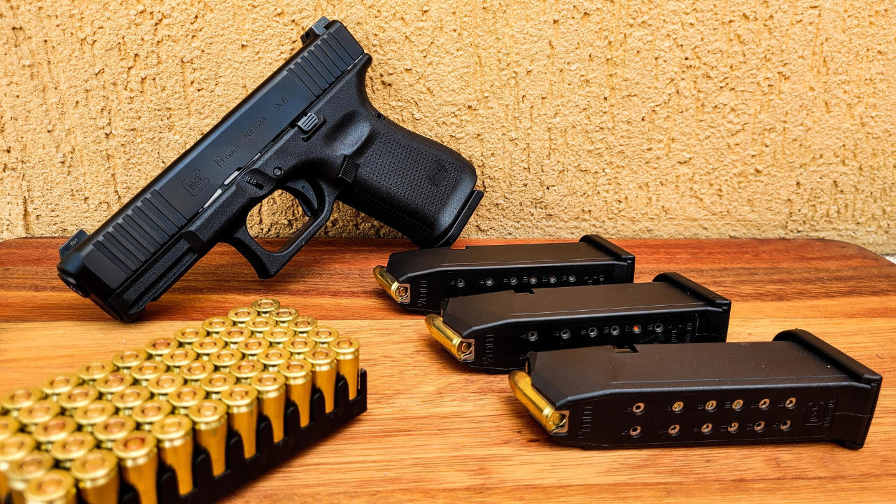 9mm Pistols Are Incredibly Reliable Unlimited Ammo, Silencers Make Guns Whisper-Quiet, Handguns That Launch People Across the Room, One-Handed Headshots on the Run, Shotguns That Send People Flying, Guns That Never Jam or Malfunction, Racking the Slide for Dramatic Effect, Sniper Shots From a Mile Away—While Standing, Gunfire That Always Knocks Things Over, Guns That Turn Anyone Into a Hero