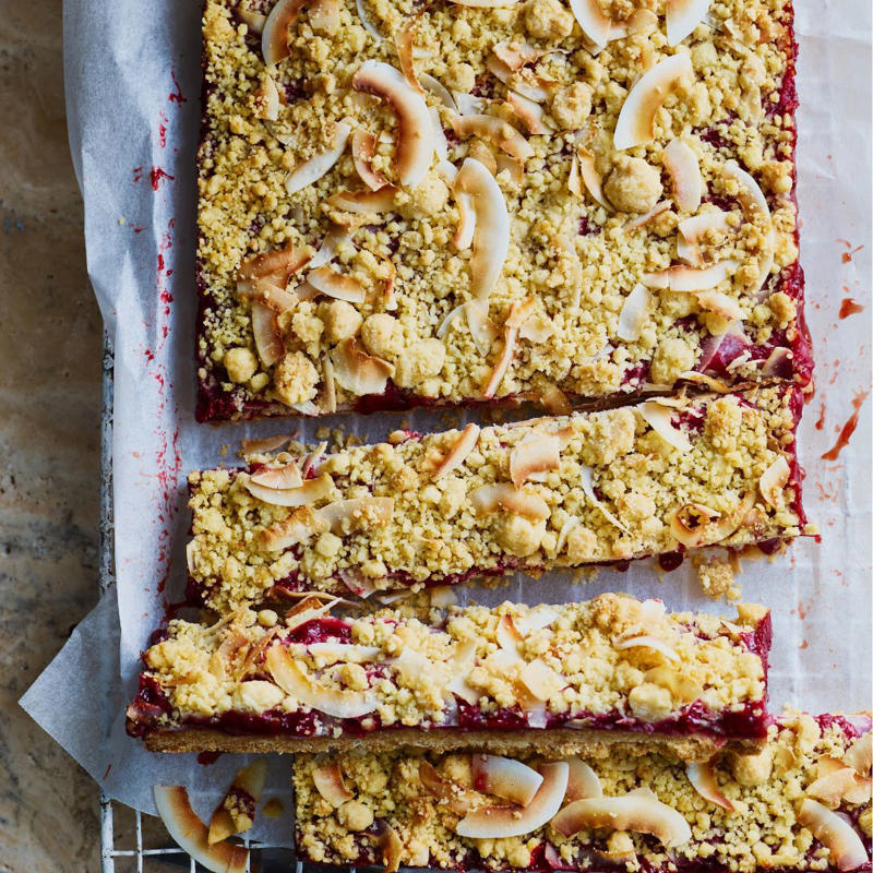 Sweet morning tea ideas, Julie Goodwin’s coffee cake with walnuts , Orange and blueberry syrup cake , Chocolate, hazelnut and coffee scrolls , Apple carrot cake , Simple apple loaf cake , Brown butter loaf cake , Vanilla slice , Our best ever lemon tart , Easy banana muffins with pecans , Lemon blueberry cake with mascarpone icing , The best Anzac biscuits recipe of all time , No-bake Mars Bar slice , Easy scone recipe , Apple tea cake , Mixed berry muffins , Rocky road , Banana bread with passionfruit icing , Apple berry crumble slice , Vanilla cinnamon shortbread , Florentine slice , Sour cherry custard tart , Raspberry and vanilla crumble slice , Rustic mini custard tarts , Orange and poppy seed friands , Roasted hazelnut brownies , Apple and pear tarte tatin , Cherry syrup cake , Our baking traditions