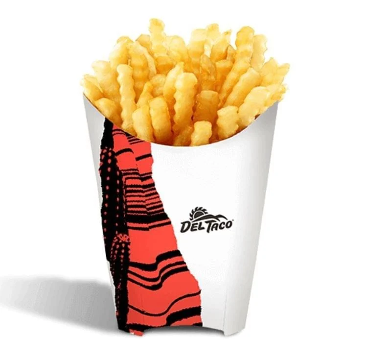 3) Del Taco 13) In-N-Out, 12) Shake Shack, 11) Hardee's/Carl's Jr., 10) Taco Bell, 9) Arby's, 8) Burger King, 7) Wendy's, 6) Five Guys, 5) Chick-fil-A, 4) Raising Cane's, 3) Del Taco, 2) McDonald's, 1) Checkers/Rally's