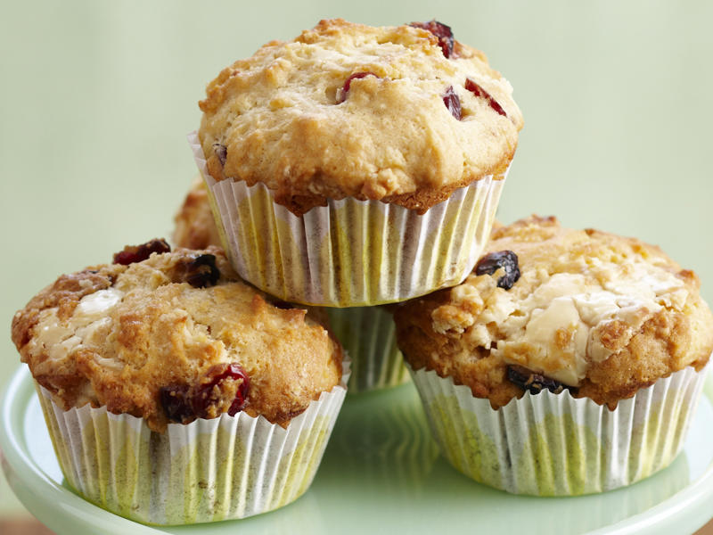 Easy banana muffins with pecans , Easy, cheesy savoury muffins , Raspberry muffins , Basic cheese muffins , Pancetta and cheese muffins , Mixed berry muffins , Yogurt, berry and white chocolate muffins , Berry muffins , Quinoa, fig & maple gluten-free muffins , Banana muffins , Raspberry and banana mini muffins , Raspberry, coconut & chia muffins , Apple spice muffins , Maple gingerbread muffins with kumara butter , Gluten-free, dairy-free, raspberry muffins , Rhubarb and custard muffins , Cranberry and pecan bran muffins , Double chocolate caramel muffins , Orange and poppy seed muffins , Brown butter, camomile and honey mini muffins , Carrot and apple muffins , Sultana bran muffins , Sugar-free sultana muffins , Cranberry and white chocolate muffins , Berry and yoghurt muffins , Crunchy raspberry muffins , Berry, ricotta and mint muffins , Banana bran muffins , Breakfast muffins , Apple muffins with cinnamon crunch topping , Citrus poppy seed muffins