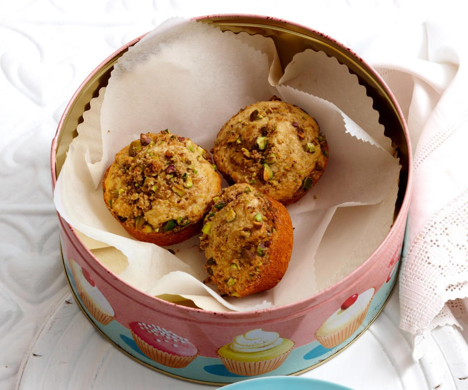 Easy banana muffins with pecans , Easy, cheesy savoury muffins , Raspberry muffins , Basic cheese muffins , Pancetta and cheese muffins , Mixed berry muffins , Yogurt, berry and white chocolate muffins , Berry muffins , Quinoa, fig & maple gluten-free muffins , Banana muffins , Raspberry and banana mini muffins , Raspberry, coconut & chia muffins , Apple spice muffins , Maple gingerbread muffins with kumara butter , Gluten-free, dairy-free, raspberry muffins , Rhubarb and custard muffins , Cranberry and pecan bran muffins , Double chocolate caramel muffins , Orange and poppy seed muffins , Brown butter, camomile and honey mini muffins , Carrot and apple muffins , Sultana bran muffins , Sugar-free sultana muffins , Cranberry and white chocolate muffins , Berry and yoghurt muffins , Crunchy raspberry muffins , Berry, ricotta and mint muffins , Banana bran muffins , Breakfast muffins , Apple muffins with cinnamon crunch topping , Citrus poppy seed muffins