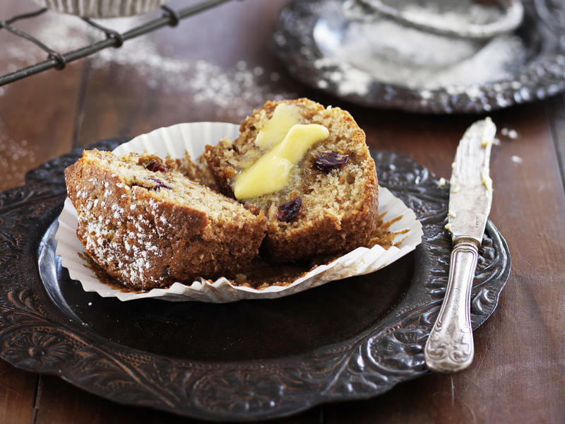 Easy banana muffins with pecans , Easy, cheesy savoury muffins , Raspberry muffins , Basic cheese muffins , Pancetta and cheese muffins , Mixed berry muffins , Yogurt, berry and white chocolate muffins , Berry muffins , Quinoa, fig & maple gluten-free muffins , Banana muffins , Raspberry and banana mini muffins , Raspberry, coconut & chia muffins , Apple spice muffins , Maple gingerbread muffins with kumara butter , Gluten-free, dairy-free, raspberry muffins , Rhubarb and custard muffins , Cranberry and pecan bran muffins , Double chocolate caramel muffins , Orange and poppy seed muffins , Brown butter, camomile and honey mini muffins , Carrot and apple muffins , Sultana bran muffins , Sugar-free sultana muffins , Cranberry and white chocolate muffins , Berry and yoghurt muffins , Crunchy raspberry muffins , Berry, ricotta and mint muffins , Banana bran muffins , Breakfast muffins , Apple muffins with cinnamon crunch topping , Citrus poppy seed muffins