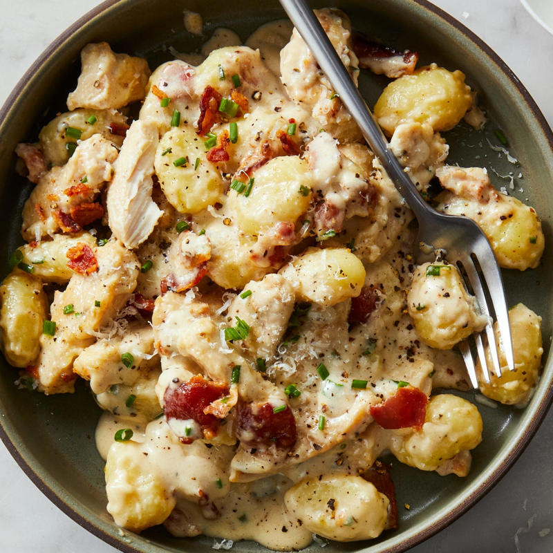 Marry Me Gnocchi, Sheet-Pan Lasagna, Million Dollar Chicken Skillet, Chicken Pesto Pasta, Creamy Cajun Shrimp Pasta, Steak Fajita Power Bowls, Chicken Quesadillas, Sesame Tofu &amp; Broccoli, Indian Butter Chickpeas, Stuffed Peppers, Pepper Steak, Hamburger Casserole, Caprese Chicken Gnocchi Skillet, Cheesy Taco Bake, Garlic Butter Shrimp Pasta, Chicken &amp; Broccoli Casserole, Pork Dumpling Bowls, Sweet &amp; Sour Tofu, Peanut Chickpea Protein Bowls, Hawaiian Shoyu Chicken, One-Pan Chimichurri Shrimp, Chicken Shawarma Sheet-Pan Dinner, Chipotle Shrimp Taco Bowls, Creamy Dijon Chicken, Sloppy Joe Orzo, Marry Me Shrimp Pasta, Miso Mushroom Crispy Rice, One-Pan Creamy Chicken &amp; Gnocchi, Salmon Piccata, Baked Spaghetti, Cheesy Bacon Ranch Chicken, Baked Feta Chickpeas, Cilantro-Lime Chicken, Spinach &amp; Artichoke White Bean Skillet, Taco Lasagna, Creamy Tuscan Chicken, One-Pan Chicken Bacon Gnocchi, Baked Feta Pasta, Chicken &amp; Broccoli, Sushi Bake, Chicken Stir Fry, Chicken Parm Pasta, Marry Me Chickpeas, Pretzel-Crusted Chicken Breast, Creamy Coconut-Lime Chickpea Skillet, Cheesy Baked Burrito Rice, Bacon &amp; Pimento Mac &amp; Cheese, Italian Meatloaf, Baked Salmon, Cheesy Broccoli Cheddar Chickpea Skillet, Philly Cheesesteak Pasta, Queso Mac &amp; Cheese, Lasagnchiladas, White Bean &amp; Smoked Sausage Skillet, Cream Of Mushroom Pastina, Mongolian Beef Ramen, Creamy Harissa Chicken &amp; Gnocchi, Creamy Lemon Garlic Shrimp, Shrimp Tacos, One-Pot Chicken Alfredo, Lemon-Brown Butter Salmon, Sausage &amp; Broccoli Burrata Pasta, Sheet-Pan Roasted Red Onion Chicken, Black Bean Sweet Potato Taco Skillet, Sheet-Pan Quesadillas, Chicken Marsala Orzo, One-Pan Eggplant Parm Orzo, Creamy Peanut-Lime Chicken With Noodles, Creamy Polenta &amp; Meatballs, Chicken Fajita Casserole, Carnitas Tamale Pie, Arroz Con Pollo, Pad Thai , Taco Spaghetti, Chicken Florentine Pasta, Marry Me Meatballs, Chicken Parmesan, BBQ Protein Bowls, Mediterranean Pizza, Brown Sugar Salmon, Sloppy Joes, French Bread Pizza, Creamy Tuscan Butter White Bean Skillet, Smash Burger Tacos, Beef &amp; Rice Stuffed Poblano Peppers, Burger Bowls, Chicken Enchiladas, Mexican Beef 'N' Rice Skillet, Chicken Curry, One-Pan Coconut-Lime Chicken, Chicken Tacos, Orange Chicken, Taco Gnocchi Bake, Tofu Stir-Fry, Cheesy Chicken &amp; Pepper Bake, Beef &amp; Broccoli, Salmon &amp; Potato Skillet, Pizza Spaghetti, Shrimp Fettuccine Alfredo, Enchilada Casserole, One-Pot French Onion Pasta, Creamy Chipotle Shrimp Pasta, Sloppy Joe Casserole, Egg Roll Bowls, Thai-Style Red Curry Meatballs, Marry Me Chicken, Peruvian-Style Chicken With Green Sauce, Butter Beans Alla Vodka, Miso Bolognese, Dirty Martini Steak Frites, Enchilada Stuffed Shells, One-Pan Salmon &amp; Orzo, Sheet-Pan Sausage &amp; Vegetables, One-Pot Green Chile Chicken &amp; Rice, Chicken Broccoli Alfredo Pizza, One Skillet Creamy Thai Basil Chicken, Steak &amp; Potato Skillet, Everything Bagel Crusted Salmon, Halal Cart-Style Cauliflower Bowls, Whipped Ricotta Pasta, Baked Ziti, Feta &amp; Herb Crusted Salmon, Greek Lemon-Butter Chicken &amp; Smashed Potatoes, Cabbage Roll Skillet, Za'atar Sheet Pan Chicken, Coconut Curry Salmon, Chicken Tikka Alfredo