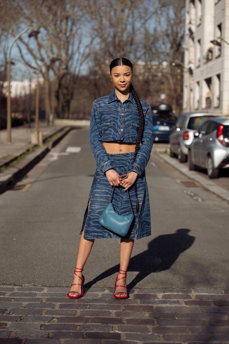 1. The Oversized-Blazer Effect, 2. Denim on Denim, but Make It Modern, 3. The Denim Jacket + Skirt Combo, 4. A Casual Vibe, Now Elevated, 5. Patterned and Patched Jean Jacket Looks, 6. The Effortless Drape Trick, 7. The Belted Denim Moment, 8. A New Pop of Color