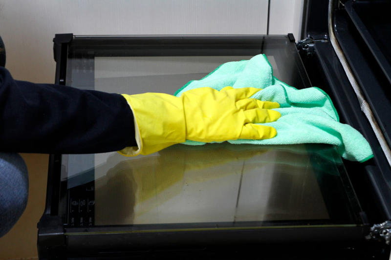 2) Refresh Your Oven Door 1) Clean a Cutting Board, 2) Refresh Your Oven Door, 3) Deodorize a Garbage Disposal, 4) Polish Glassware, 5) Make an Air Freshener, 7) Shine Metal, 10) Wipe Down Your Stovetop, 11) Fix Stained Containers, 13) Clean a Cheese Grater, 14) Tackle Build-up on Pots and Pans