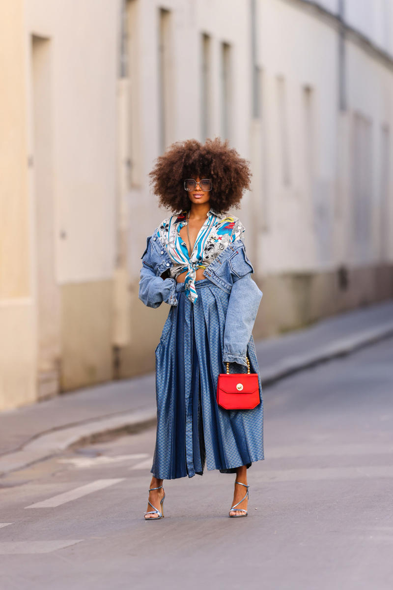 1. The Oversized-Blazer Effect, 2. Denim on Denim, but Make It Modern, 3. The Denim Jacket + Skirt Combo, 4. A Casual Vibe, Now Elevated, 5. Patterned and Patched Jean Jacket Looks, 6. The Effortless Drape Trick, 7. The Belted Denim Moment, 8. A New Pop of Color