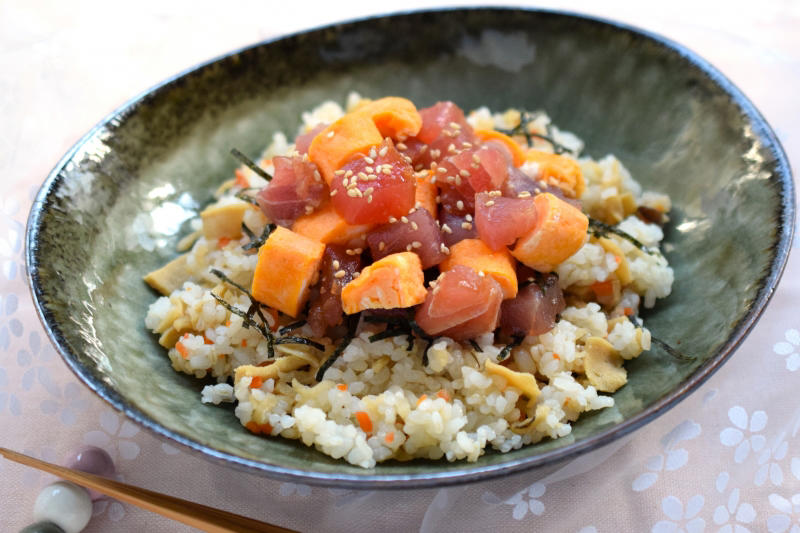 1.食べる量を決める, 2.アオサの味噌汁とガリ生姜をプラスする, 3.創作系のネタはカロリーに気をつけて, 4.食後のデザートは果物を, 5.他の2食で野菜、海藻、きのこを多めに食べる