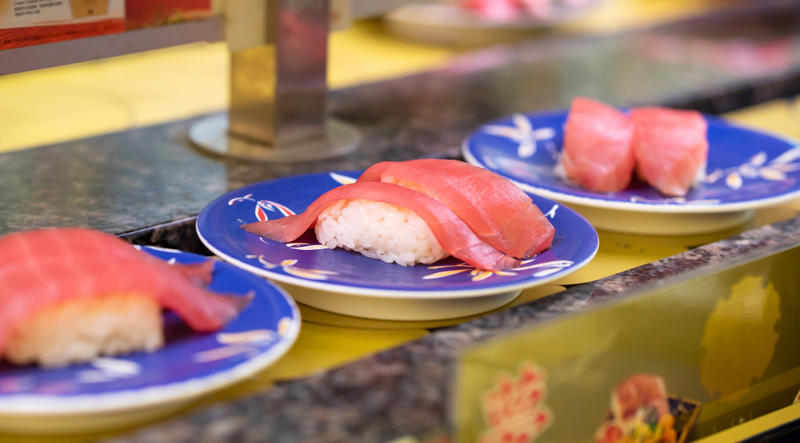 1.食べる量を決める, 2.アオサの味噌汁とガリ生姜をプラスする, 3.創作系のネタはカロリーに気をつけて, 4.食後のデザートは果物を, 5.他の2食で野菜、海藻、きのこを多めに食べる