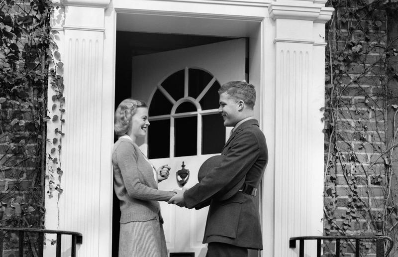 Life at home during the 1940s, The world at war, America enters the conflict, Facing war back home, Rationing and reduction, Back to basics, The average 1940s home?, 1940s kitchens, Inside the food pantry, Old and new technologies, The advent of television, Dining rooms, The 1940s bedroom, Glamorous boudoirs, Murphy beds, Bathrooms in the 1940s, New luxury, Growing their own, Rural migration, Homesteading, Life on the farm, Luxury homes in the 1940s, Stately homes take on new life, Hollywood in the 40s, Privilege and power, In the Governor's mansion, Political exiles, Comfort and hope, The White House restoration, Henry Ford's mansion, The end of World War II, Urban migration, Overcrowded cities, Factory housing, Hard times, Homelessness, Prefab housing, The Lustron House, President Roosevelt’s G.I. Bill, The 1946 housing protest, Housing discrimination, Japanese American internment camps, Out with the old, in with the new, Moving towards mid-century modernism, Mass-produced furniture, Building the suburbs, Welcome to Levittown