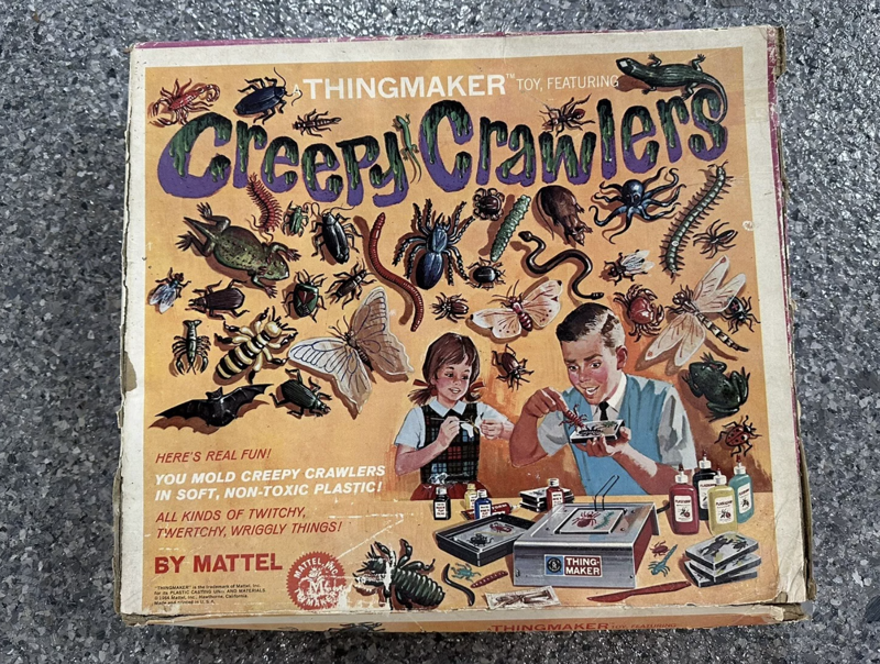 Creepy Crawlers Thingmaker Past Playtimes, Clackers, Creepy Crawlers Thingmaker, Shaker Maker, Betsy Wetsy, Tin Toy Robots